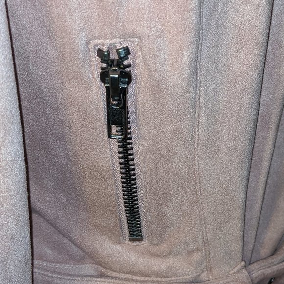 BB Dakota Moto Jacket Faux Suede - Picture 6 of 8